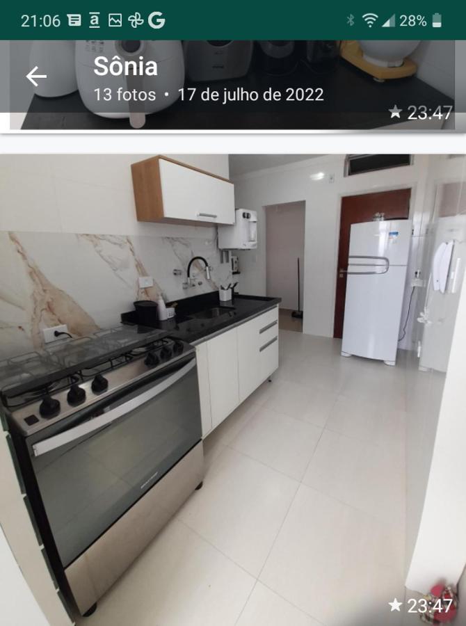 Apartamento Pe Na Areia Guarujá Buitenkant foto